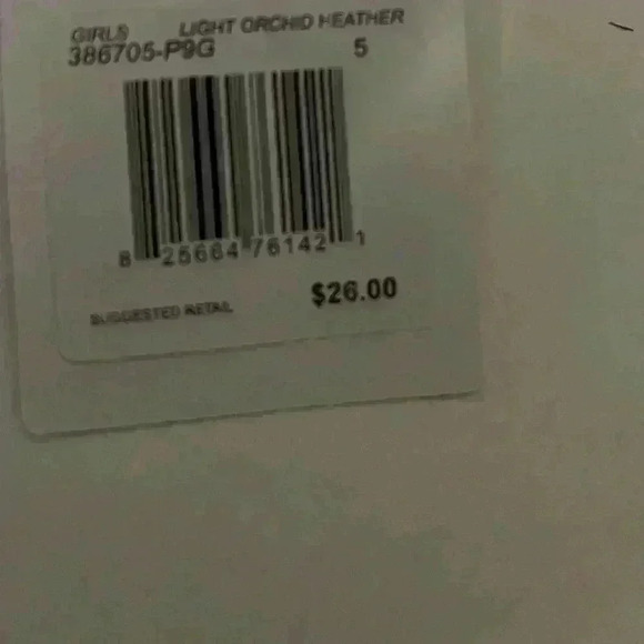 Hurley Girls Soft Shorts in Light Orchid Heather - Size 5 - Picture 3 of 4